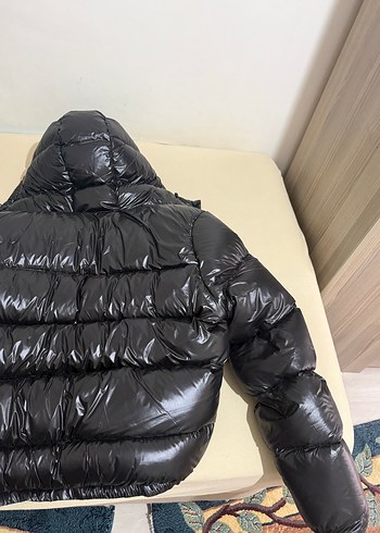 zara parlak kaz tüyü mont - Görsel 4