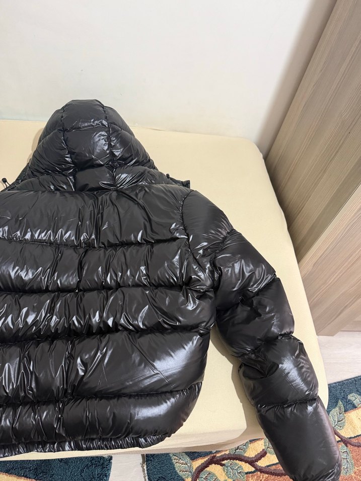 zara parlak kaz tüyü mont - Görsel 4