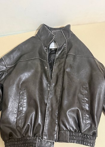 bershka erkek deri ceket - Görsel 2