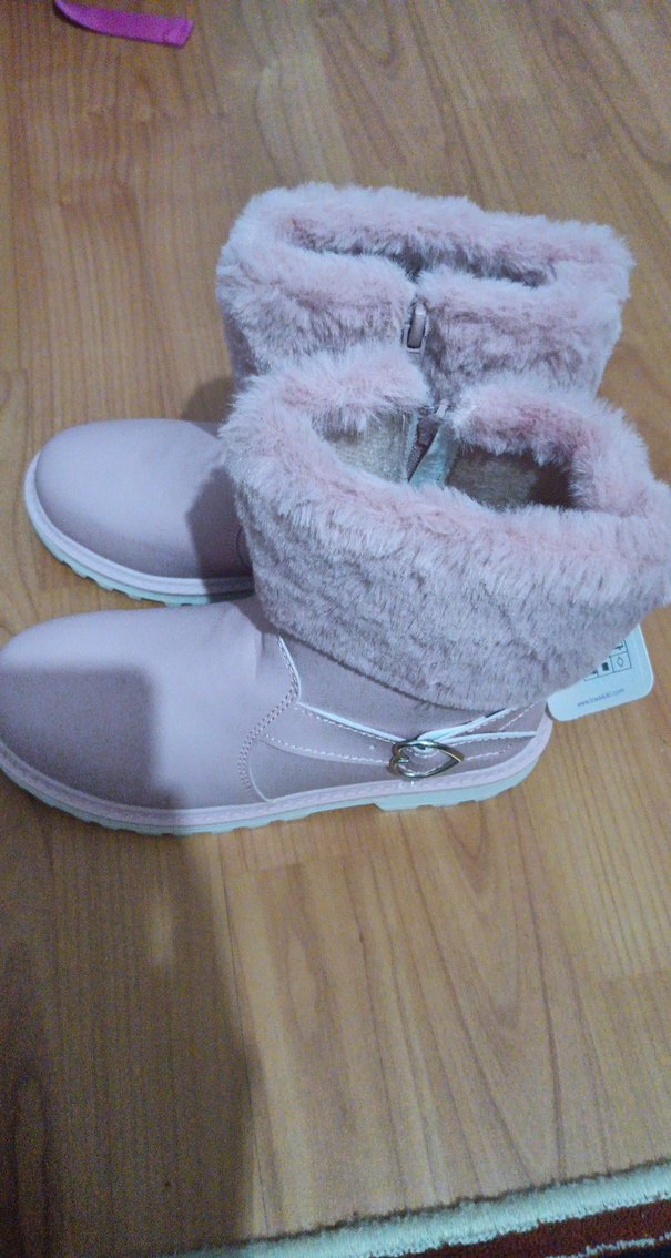 Pembe Kürklü Kız Botu - Görsel 2