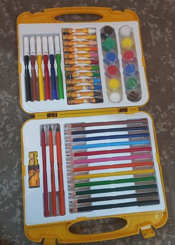 Boya Seti Çantası Sarı Renkli - Görsel 2