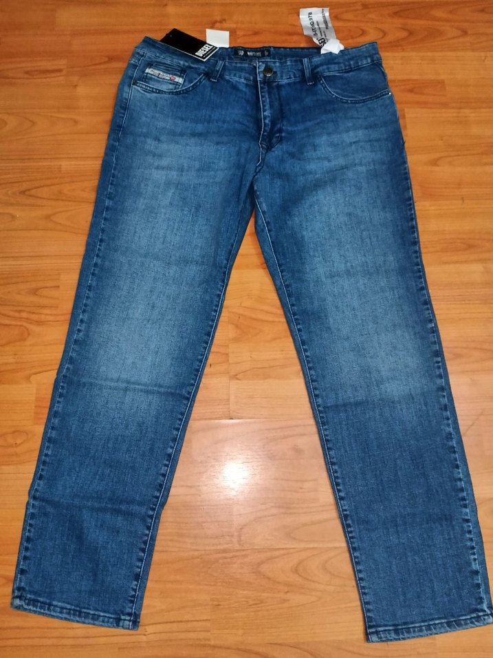 Erkek Mavi Denim Regular Fit Kot Pantolon - Görsel 3