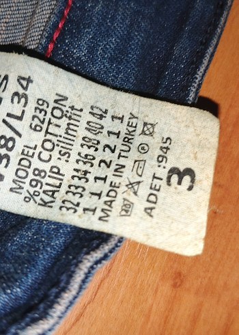 Erkek Mavi Denim Regular Fit Kot Pantolon - Görsel 4