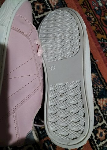 Pembe Bağcıklı Kadın Spor Ayakkabı - Görsel 2