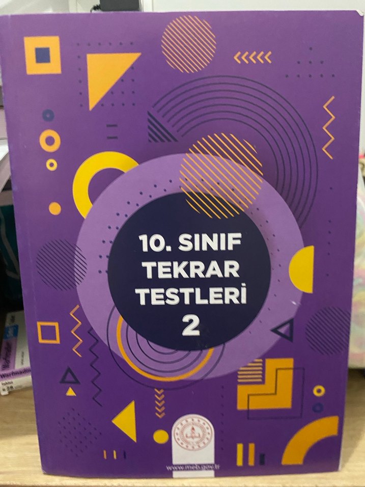 10. Sınıf Tekrar Testleri 1 ve 2 Kitabı - Görsel 2