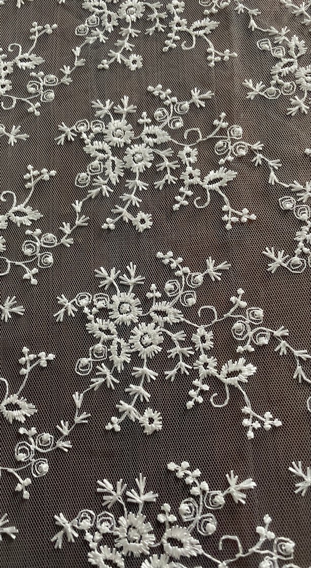 Beyaz dantel 170x55cm Masa Örtüsü - Görsel 3