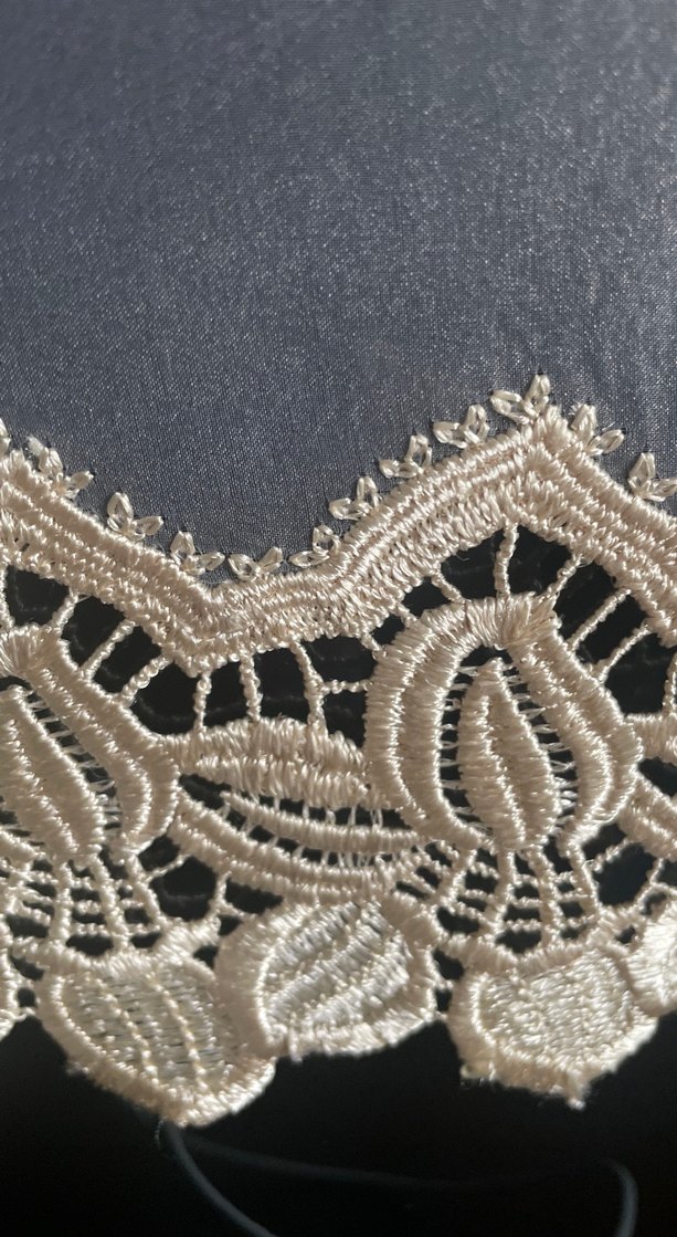 Kahverengi Nakışlı 110x40 cm runner veya masa  ortası örtü - Görsel 4