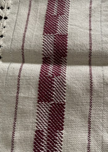 Nakışlı el dokuması Geleneksel Masa Örtüsü - Görsel 3