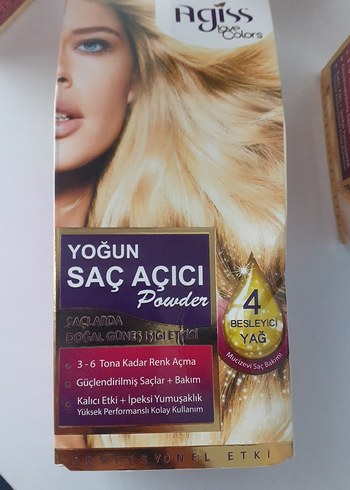 Agiss Yoğun Saç Açıcı Toz 4 adet - Görsel 3