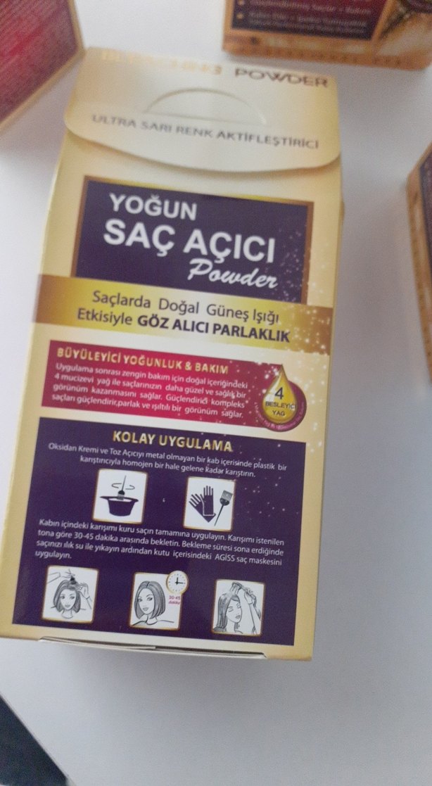 Agiss Yoğun Saç Açıcı Toz 4 adet - Görsel 5