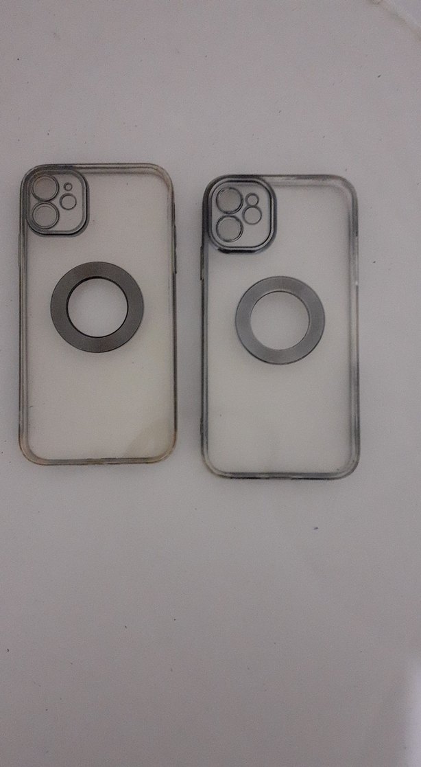 Iphone 11 telefon kabı Şeffaf Gri Telefon Kılıfı 2 adet - Görsel 4