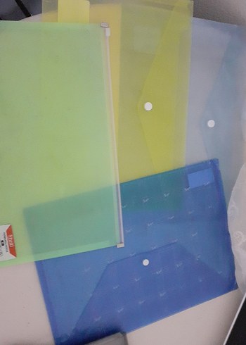 Pastel Renkli Mavi Dosya Seti - Görsel 4