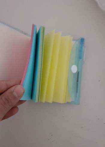 Pastel Renkli Çok Bölmeli Not Defteri - Görsel 4