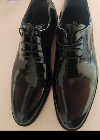 Erkek Siyah Rugan Klasik Ofis Ayakkabısı - Görsel 2