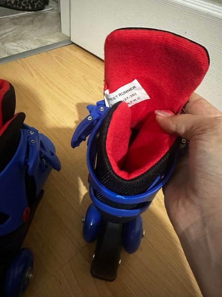 Mavi Erkek Spor Patenleri Velcro Bağlamalı - Görsel 4