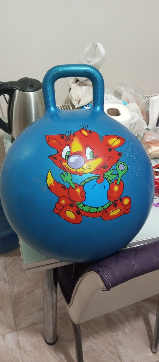 Renkli Mavi plates topu çocuklar için - Görsel 5