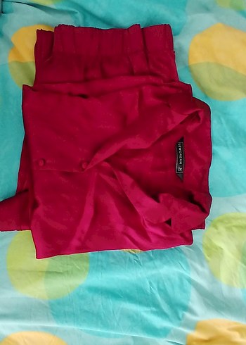 Pembe Uzun Kollu Kadın Pijama Takımı - Görsel 2