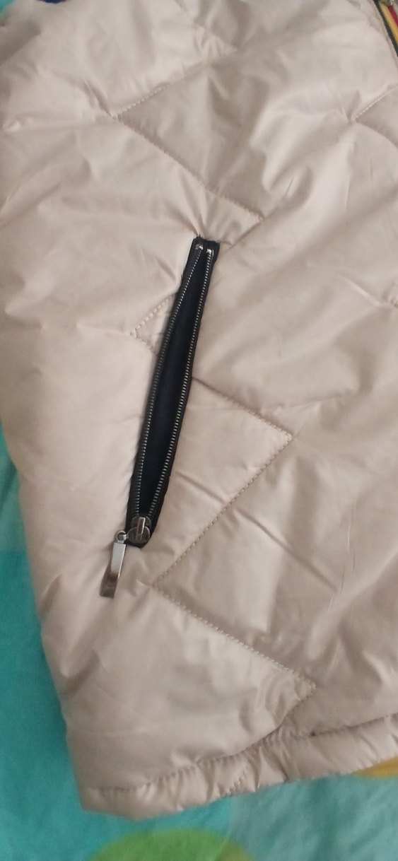 Erkek Beyaz Kolsuz Fermuarlı Yelek - Görsel 3