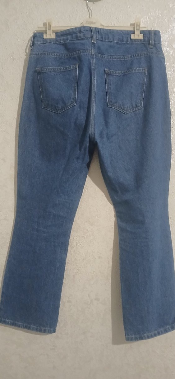 Mavi Normal Kesim Kadın Denim Pantolon - Görsel 2