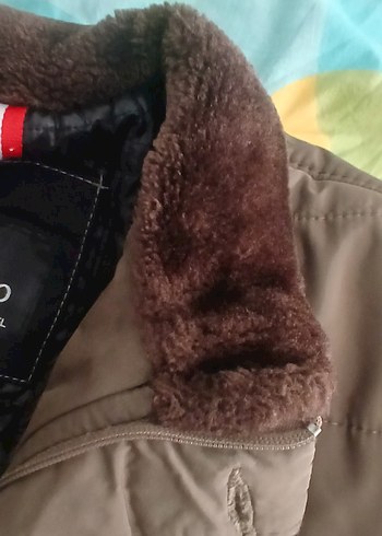 Düğmeli Kahverengi Erkek Mont - Görsel 6