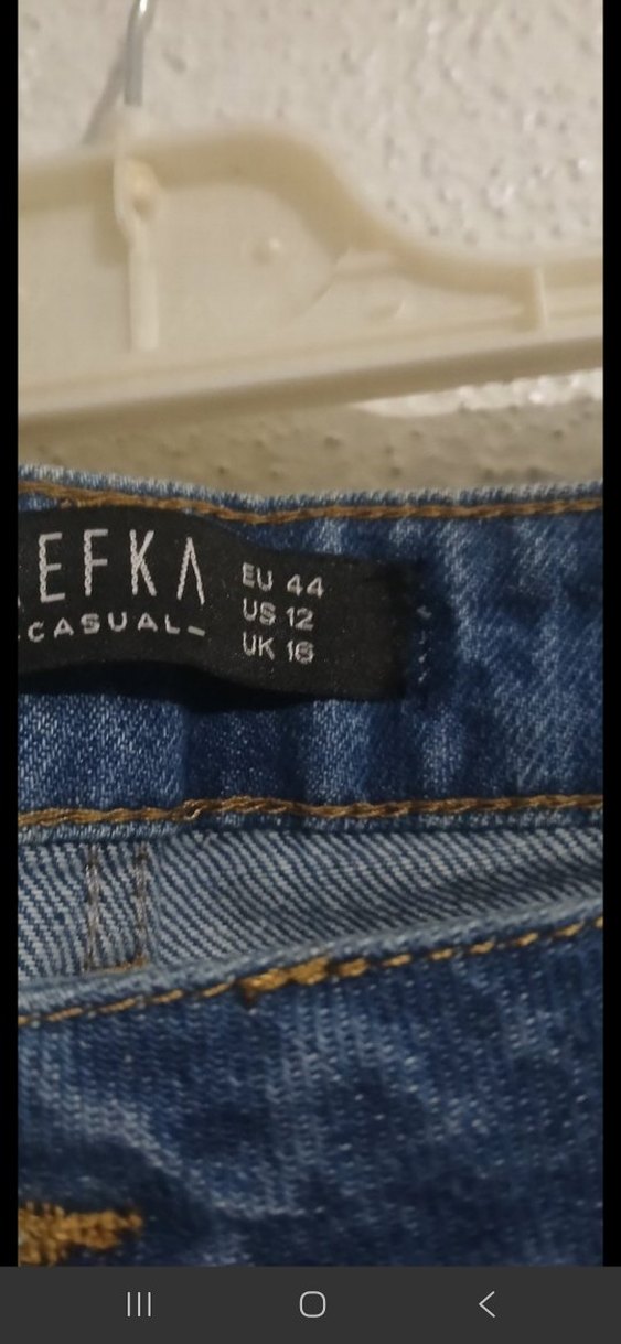 Mavi Midi Kadın Denim Pantolon - Görsel 3