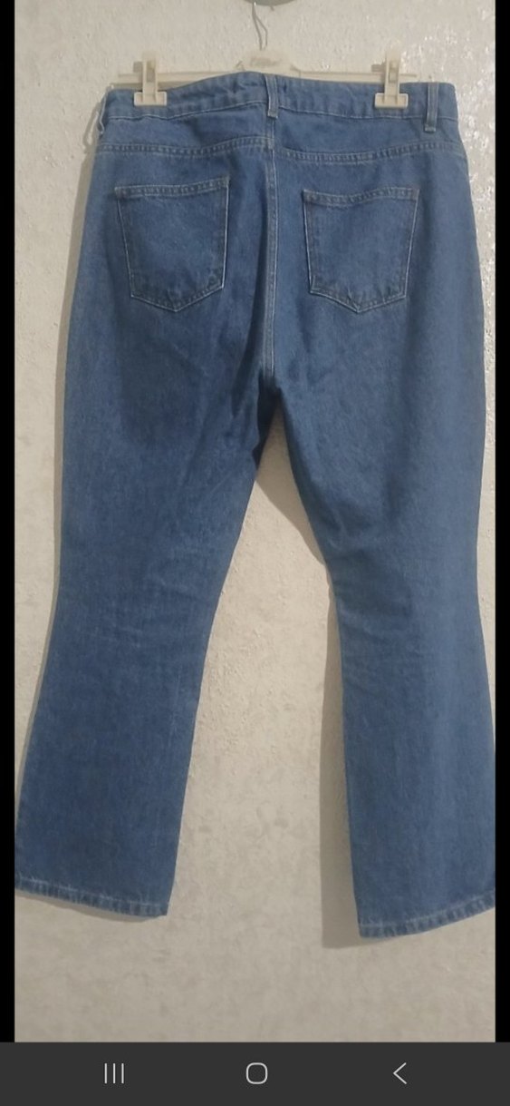 Mavi Midi Kadın Denim Pantolon - Görsel 2