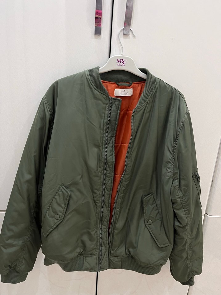 Haki Kadın Ceket Bomber - Görsel 2