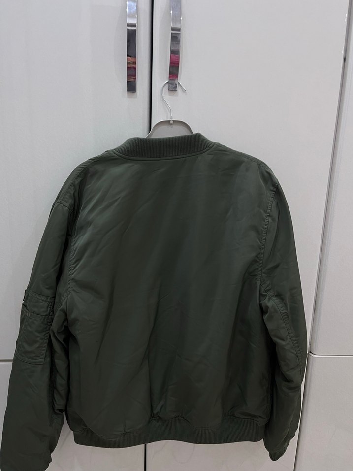 Haki Kadın Ceket Bomber - Görsel 3