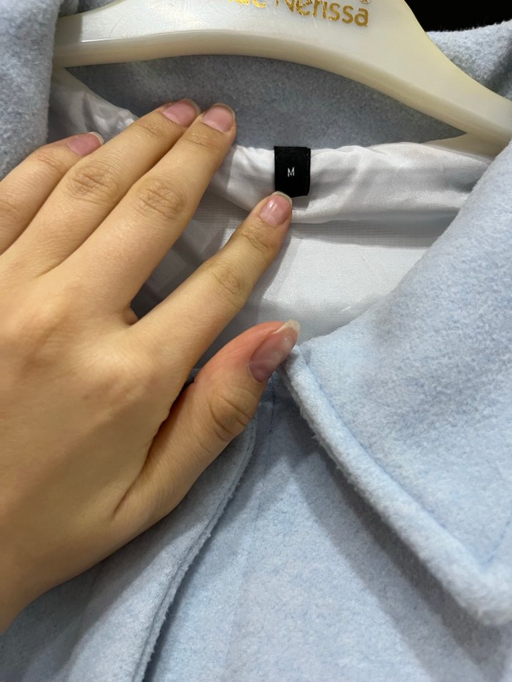 Gri Düğmeli Kadın Midi Boy Ceket - Görsel 2