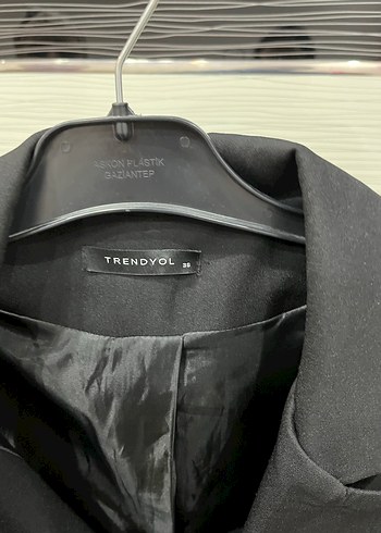 Kadın Siyah Klasik Blazer Ceket - Görsel 3