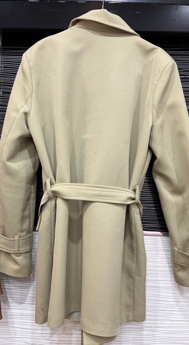 Bej Kemerli Kadın Blazer Ceket - Görsel 3