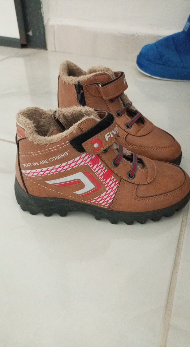 Kahverengi Erkek Çocuk Street Wear Bot - Görsel 2