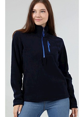 Lacivert Polar Sweatshirt  XL Beden - Görsel 3