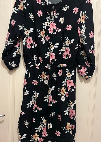 Defacto Çiçek Desenli V Yaka Kadın Bluz - Görsel 2