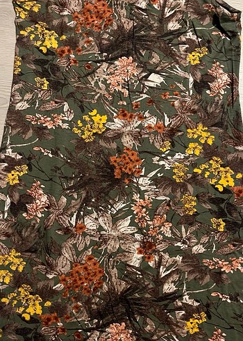 Bohem Midi Kadın elbise, Kısa Kollu, Fermuarlı - Görsel 3