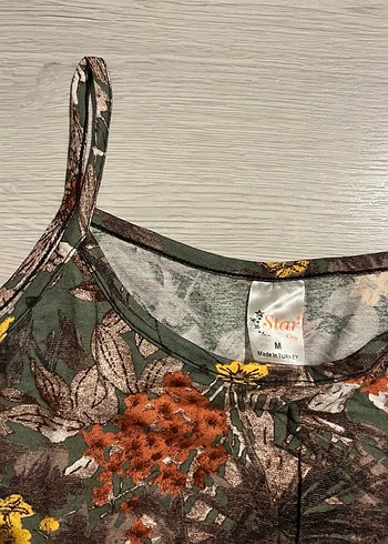 Bohem Midi Kadın elbise, Kısa Kollu, Fermuarlı - Görsel 2