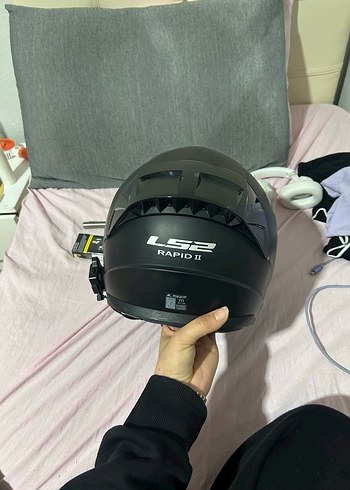 Siyah LS2 Biker Kask - Görsel 4
