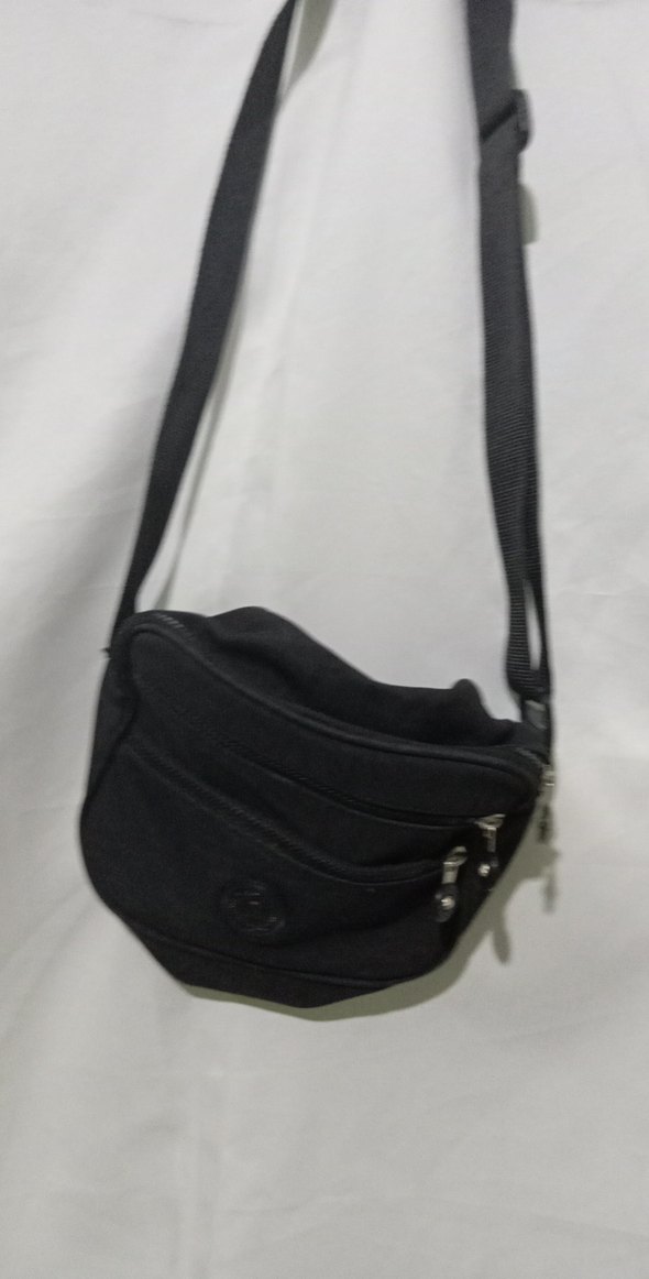 Siyah Kemerli Kadın Çapraz Çanta - Görsel 3