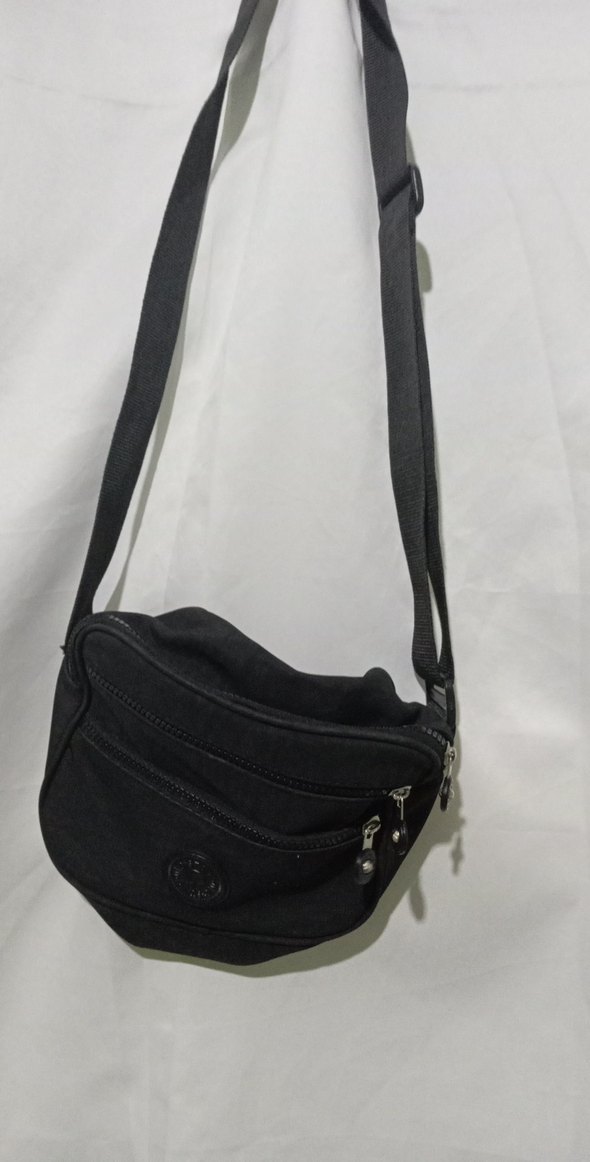 Siyah Kemerli Kadın Çapraz Çanta - Görsel 4