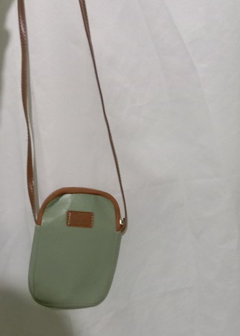 Bej Deri Minimalist Kadın Çantası - Görsel 8