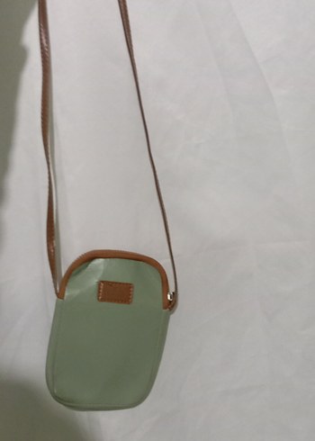 Bej Deri Minimalist Kadın Çantası - Görsel 9