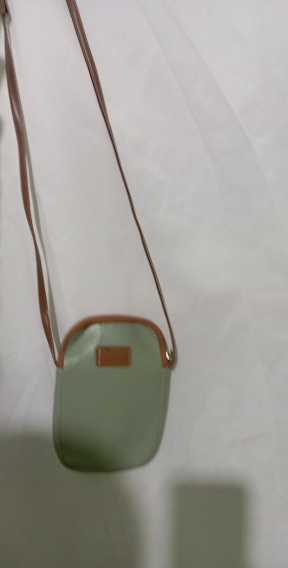 Bej Deri Minimalist Kadın Çantası - Görsel 4