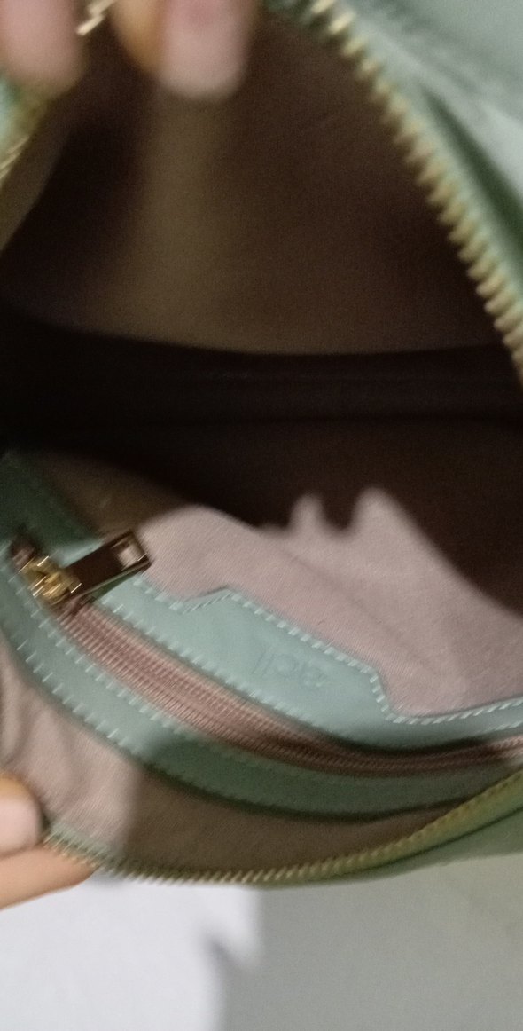Adl(Adil ışık)Mint yeşili pilesi Detaylı Şık Omuz çantası- - Görsel 4