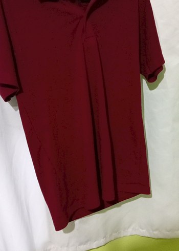 Bordo Erkek Polo Tişört Kısa Kollu - Görsel 3