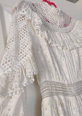 Sagaza Kadın Poppy Mini Elbise Beyaz - Görsel 11