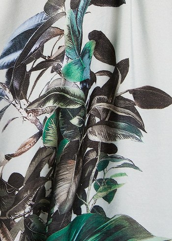 Koton Yeşil Saten Akıcı Elbise 34/XS - Görsel 3