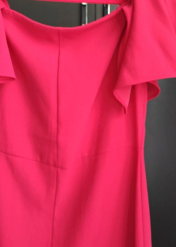 DİLVİN NAR ÇİÇEĞİ MİNİ VOLANLI ELBİSE - Görsel 5