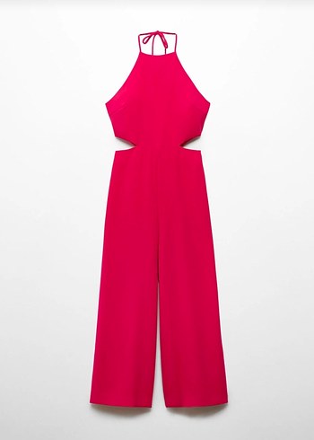 Mango Fuşya Rengi Kadın Tulum 40/L - Görsel 4