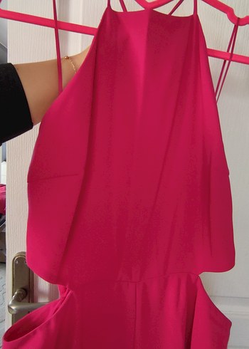 Mango Fuşya Rengi Kadın Tulum 40/L - Görsel 8