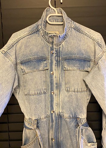 Dilvin Denim Uzun Tulum - Görsel 4